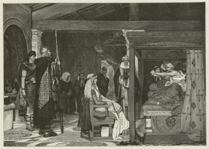 Fredegonde at the Death-bed of Praetextatus by Lawrence Alma Tadema